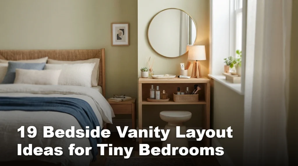 19 Bedside Vanity Layout Ideas for Tiny Bedrooms
